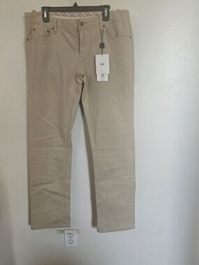 D&G Men’s Slim Straight Jeans in Light Beige